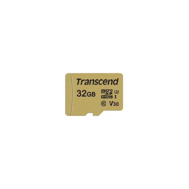 MEMORY MICRO SDHC 32GB W/ADAPT/UHS-I TS32GUSD500S TRANSCEND