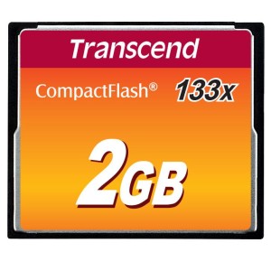 MEMORY COMPACT FLASH 2GB/MLC TS2GCF133 TRANSCEND