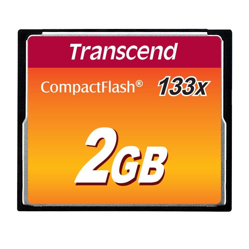 MEMORY COMPACT FLASH 2GB/MLC TS2GCF133 TRANSCEND