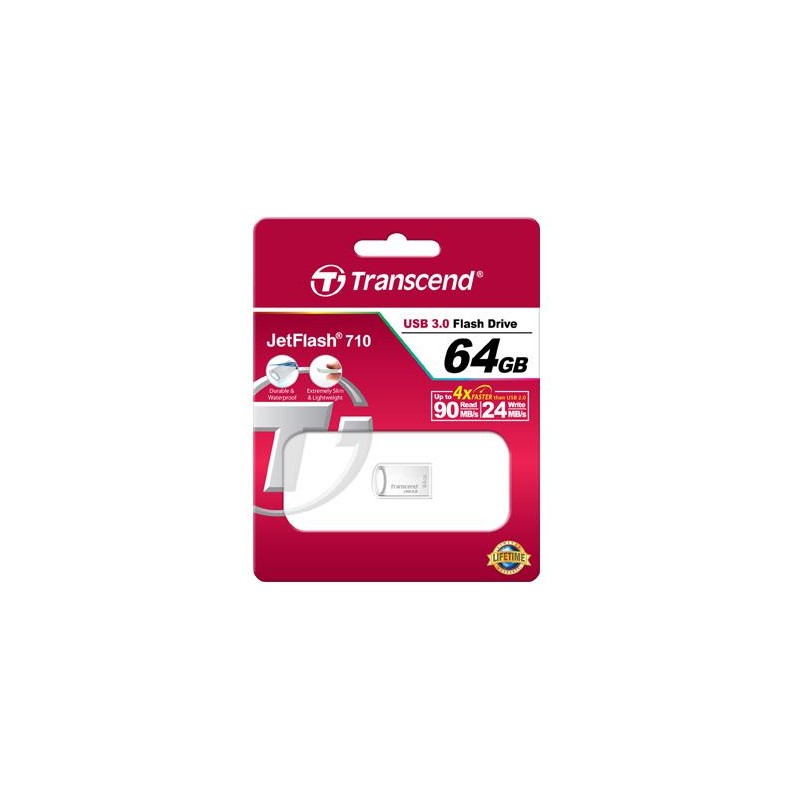 MEMORY DRIVE FLASH USB3 64GB/710 TS64GJF710S TRANSCEND