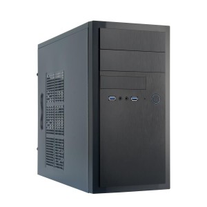 Case|CHIEFTEC|MiniTower|MicroATX|Colour Black|HT-01B-OP