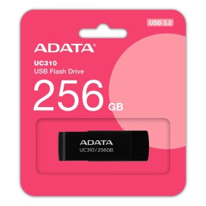 MEMORY DRIVE FLASH USB3.2 256G/BLACK UC310-256G-RBK ADATA