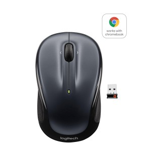 MOUSE USB OPTICAL WRL M325/DARK SIL. 910-002142 LOGITECH