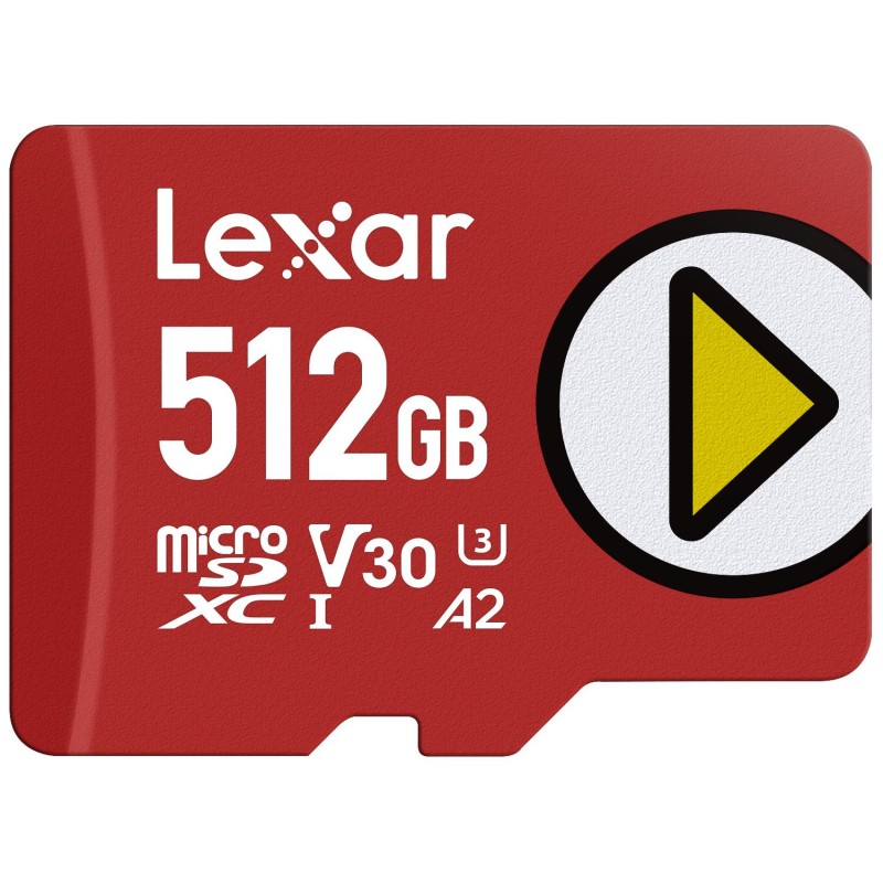 MEMORY MICRO SDXC 512GB UHS-I/PLAY LMSPLAY512G-BNSNG LEXAR