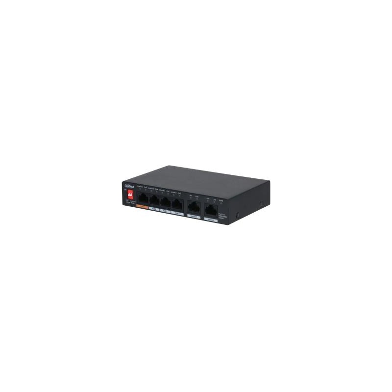 Switch|DAHUA|PFS3006-4GT-60|6x1000Base-T|PoE ports 4|60 Watts|PFS3006-4GT-60-V2
