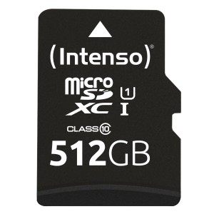 MEMORY MICRO SDXC 512GB UHS-I/W/ADAPTER 3423493 INTENSO