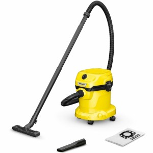 Vacuum Cleaner|KARCHER|Wet and dry vacuum cleaner WD 2 Plus V-15/4/18|Car cleaning|1000 Watts|Suction power 220W|Capacity 15 l|N