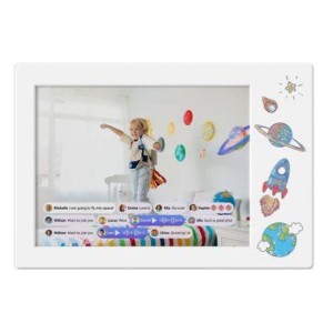 DIGITAL PHOTO FRAME DOODLE 9/WHITE FF0901SA-WE01 MYFIRST
