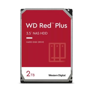 HDD|WESTERN DIGITAL|Red Plus|2TB|SATA|64 MB|5400 rpm|3,5"|WD20EFPX