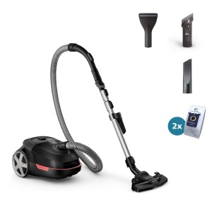 Vacuum Cleaner|PHILIPS|XD5123/10|Bagged|900 Watts|Capacity 4 l|Noise 77 dB|Black|Weight 4.6 kg|XD5123/10