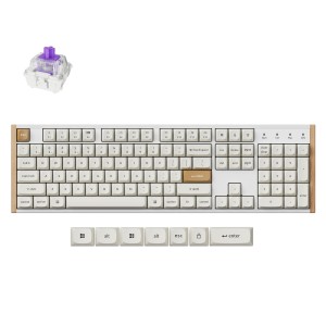 KEYBOARD WRL K10 HE SPECIAL ED/WHITE K10H-Q1 KEYCHRON
