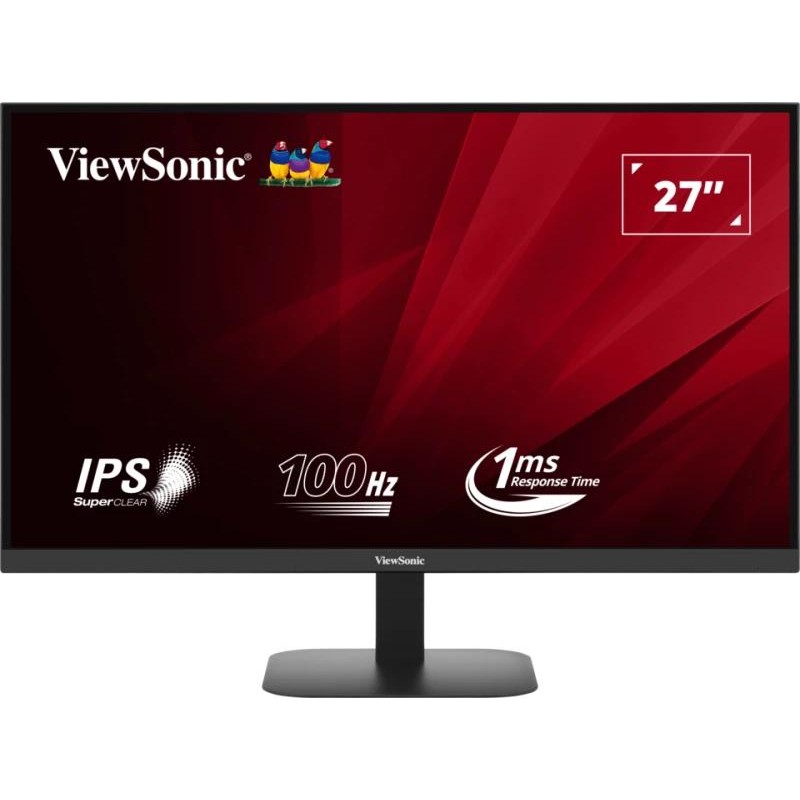 LCD Monitor|VIEWSONIC|VA2708-2K-HD|27"|4K|Panel IPS|2560x1440|100Hz|Matte|1 ms|Tilt|Colour Black|VA2708-2K-HD