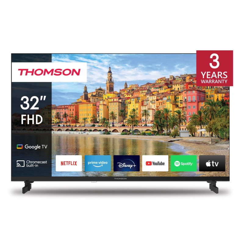 TV Set|THOMSON|32"|Smart/FHD|1920x1080|Wireless LAN|Bluetooth|Google TV|Black|32FG2S14