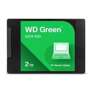 SSD|WESTERN DIGITAL|Green|2TB|SATA|Read speed 545 MBytes/sec|2,5"|MTBF 1000000 hours|WDS200T2G0A
