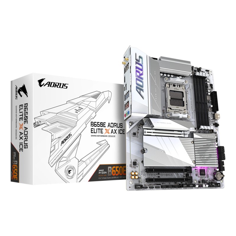Mainboard|GIGABYTE|AMD B650|SAM5|ATX|Memory DDR5|Memory slots 4|B650EAELITEXICE1.2