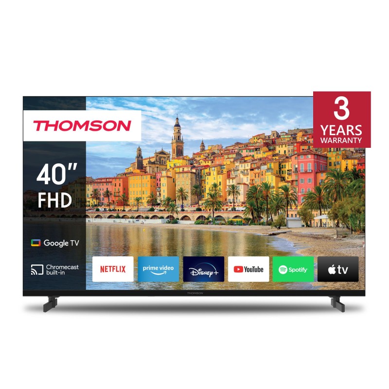 TV Set|THOMSON|40"|Smart/FHD|1920x1080|Wireless LAN|Bluetooth|Google TV|Black|40FG2S14