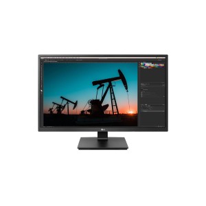 LCD Monitor|LG|27"|4K|Panel IPS|3840x2160|16:9|75Hz|Matte|5 ms|Speakers|Pivot|Height adjustable|Tilt|Colour Black|27BN55UP-B