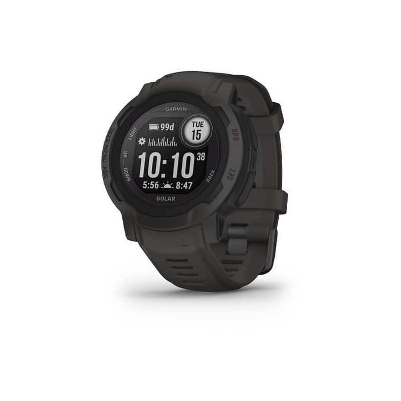 SMARTWATCH INSTINCT 2 SOLAR/GRAPHITE 010-02627-00 GARMIN