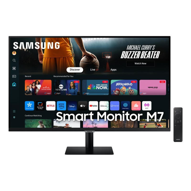 LCD Monitor|SAMSUNG|M7 M70D|32"|Smart/4K|Panel VA|3840x2160|16:9|60 Hz|4 ms|Colour Black|LS32DM702UUXDU