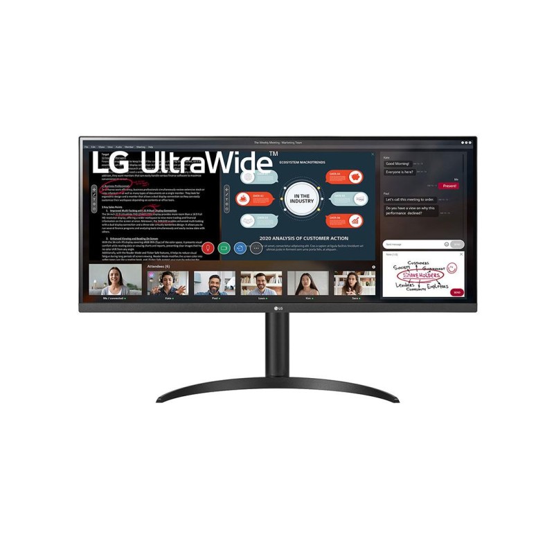 LCD Monitor|LG|34WP550-B|34"|21 : 9|Panel IPS|2560x1080|21:9|60Hz|Matte|5 ms|Height adjustable|Tilt|Colour Black|34WP550-B