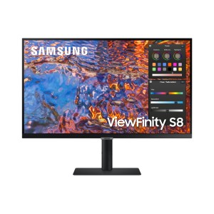 LCD Monitor|SAMSUNG|ViewFinity S8|27"|Business/4K|Panel IPS|3840x2160|16:9|60Hz|5 ms|Swivel|Pivot|Height adjustable|Tilt|Colour 