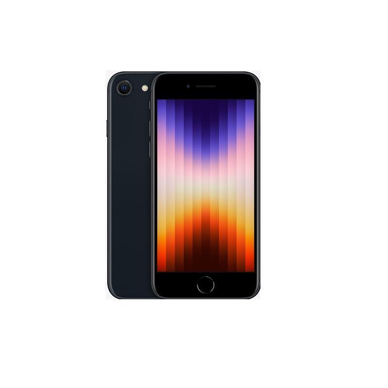 REFURB. PHONE IPHONE SE GEN3/128GB MIDNIGHT A GRADE RED