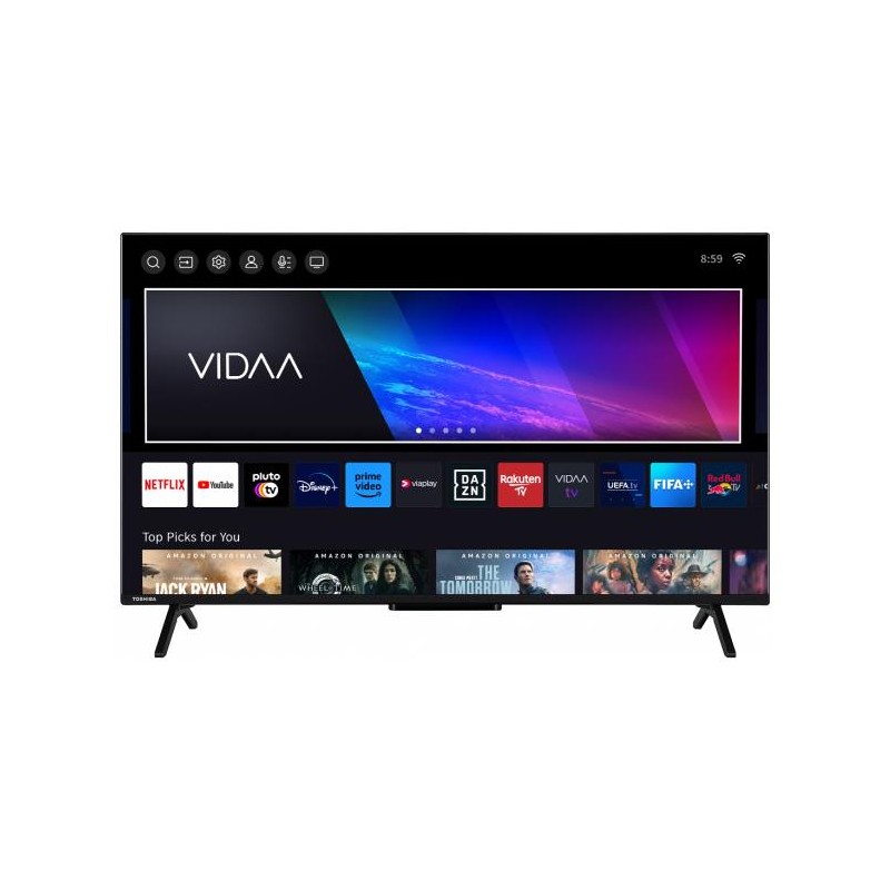 TV Set|TOSHIBA|43"|4K/Smart|3840x2160|Wireless LAN|Bluetooth|Vidaa OS|Black|43QV2463DG