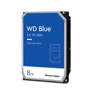 HDD|WESTERN DIGITAL|Blue|8TB|256 MB|5640 rpm|3,5"|WD80EAAZ