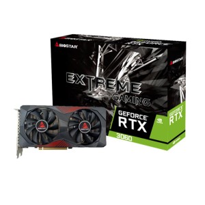 Graphics Card|BIOSTAR|NVIDIA GeForce RTX 3060|12 GB|GDDR6|192 bit|PCIE 4.0 16x|GPU 1320 MHz|Dual Slot Fansink|1xHDMI|3xDisplayPo