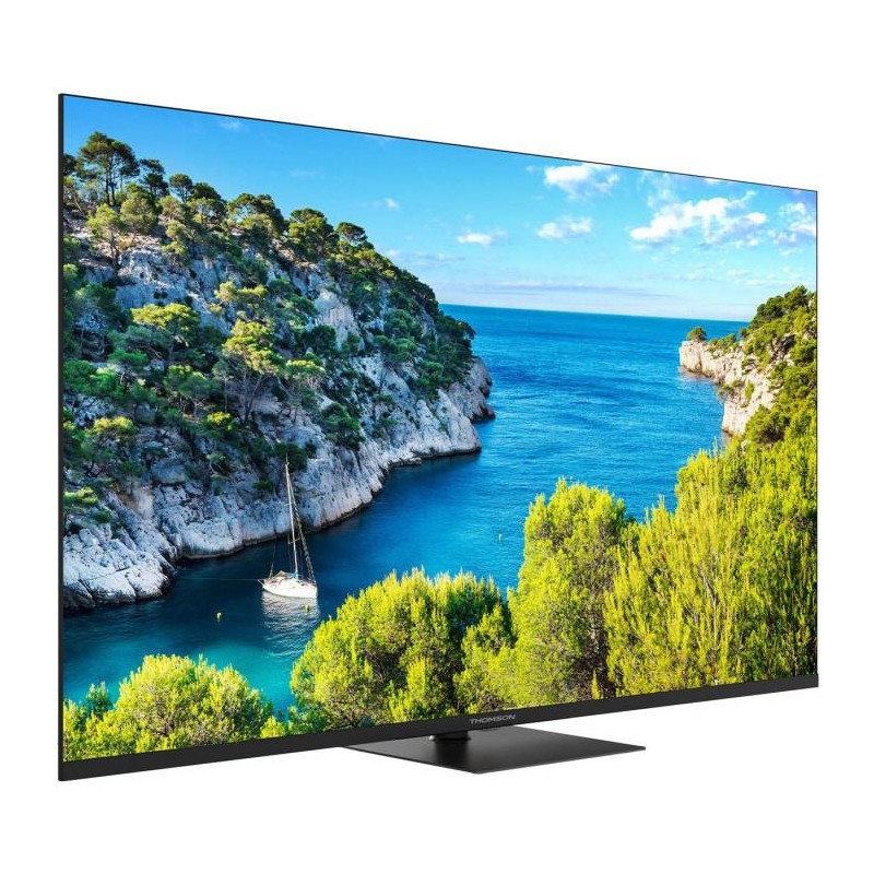 TV Set|THOMSON|55"|4K/Smart|3840x2160|Wireless LAN|Bluetooth|Google TV|Black|55UG5C14