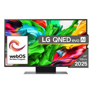 TV Set|LG|43"|4K/Smart|3840x2160|Wireless LAN|Bluetooth|webOS|Black|43QNED86A3C