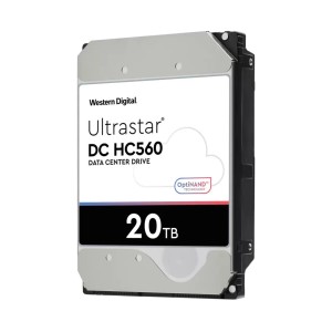 HDD|WESTERN DIGITAL ULTRASTAR|Ultrastar DC HC560|WUH722020ALE6L4|20TB|SATA|512 MB|7200 rpm|3,5"|0F38755