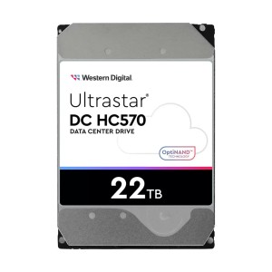 HDD|WESTERN DIGITAL ULTRASTAR|Ultrastar DC HC570|WUH722222AL5201|22TB|SAS|512 MB|7200 rpm|3,5"|MTBF 2500000 hours|0F48051