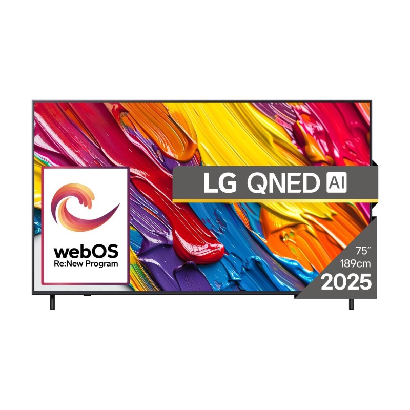 TV Set|LG|75"|4K/Smart|3840x2160|Wireless LAN|Bluetooth|webOS|Black|75QNED82A3B