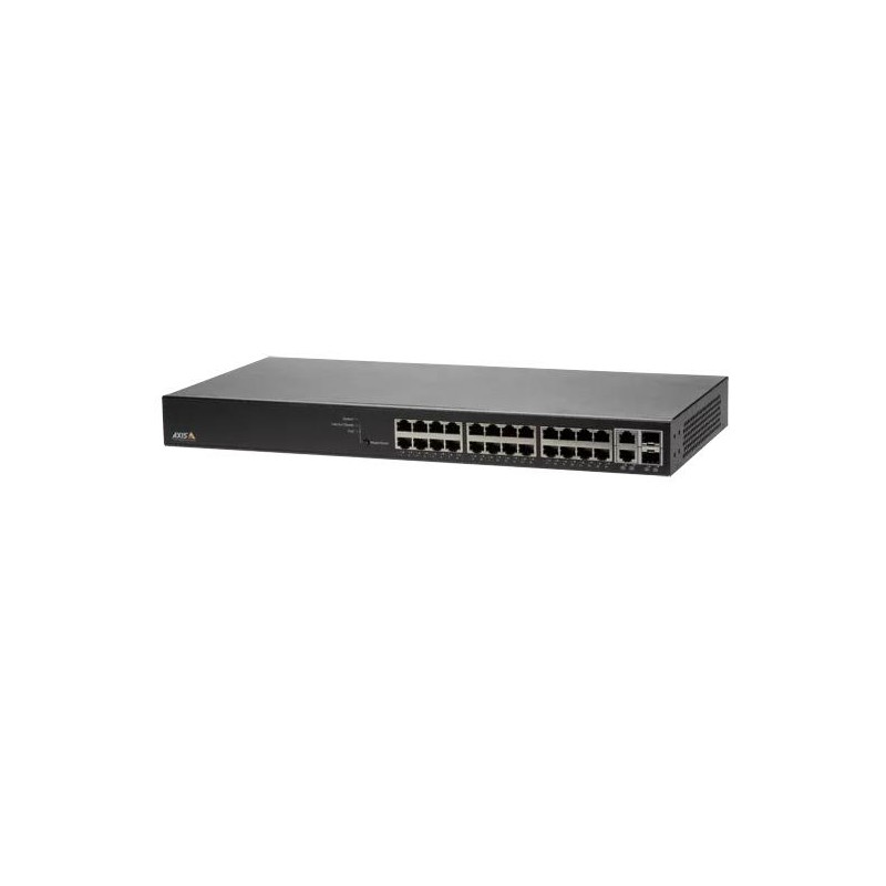 Switch|AXIS|Rack 1U|24x10Base-T / 100Base-TX / 1000Base-T|2x10/100/1000BASE-T/SFP combo|2xSFP|24xRJ45|PoE ports 24|01192-002