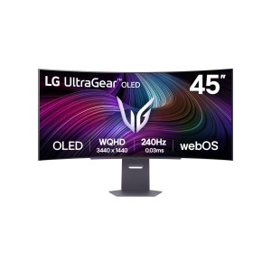 Monitor|LG|45GX90SA-B|45"|Gaming/Curved/21 : 9|Swivel|Height adjustable|Tilt|Panel OLED|3440x1440|21:9|240Hz|0.03 ms|Speakers|Co