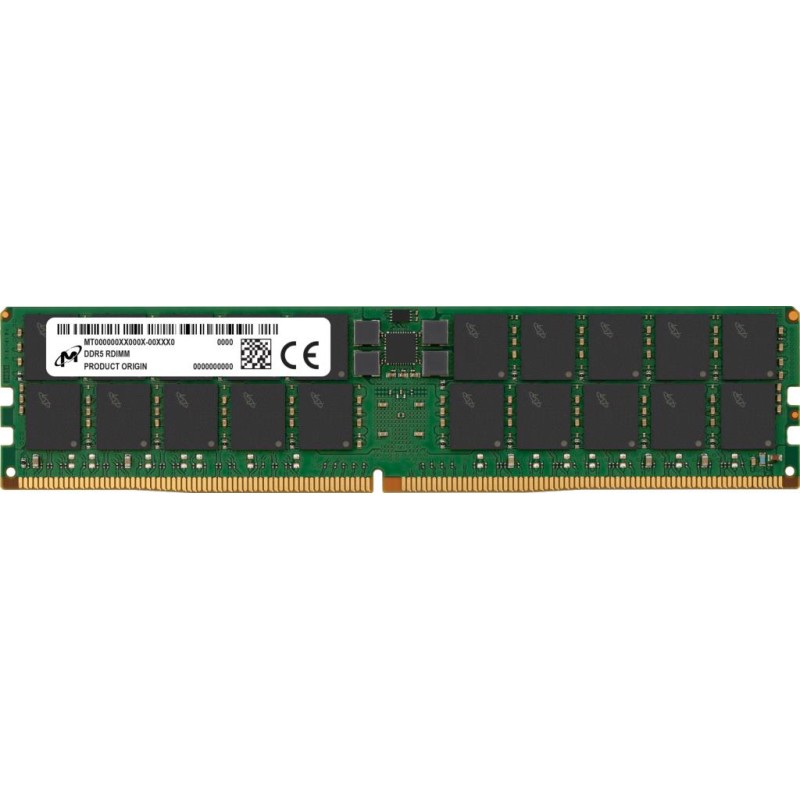 Server Memory Module|MICRON|DDR5|64GB|RDIMM|4800 MHz|CL 40|1.1 V|MTC40F2046S1RC48BA1R