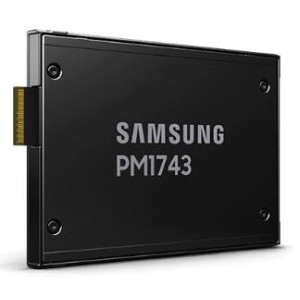 SSD|SAMSUNG|SSD series PM1743|3.84TB|PCIe Gen5|NVMe|NAND flash technology TLC|Write speed 6000 MBytes/sec|Read speed 7500 MBytes