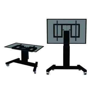 TV SET ACC FLOOR STAND 42-100"/PLASMA-M2500TBLACK NEOMOUNTS