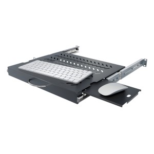 ADJUSTABLE DRAWER FOR KEYBOARD AND MOUSE RSR-F2-19-1U-350B-KM STALFLEX