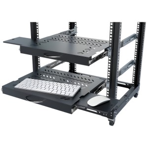 ADJUSTABLE DRAWER FOR KEYBOARD AND MOUSE RSR-F2-19-1U-350B-KM STALFLEX