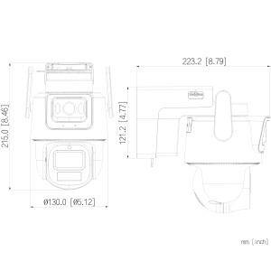 PT PT VÄLIPÄIKESEKAAMERA IPC-PTS2649C-3E3Z-4GB20-3684/0280B-PRO 4G LTE WizColor HYBRID-ZOOM - 3 Mpx DAHUA