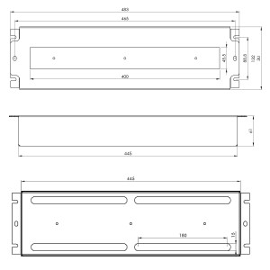 VOLTAGE DISTRIBUTION PANEL VDP19-3U-B STALFLEX