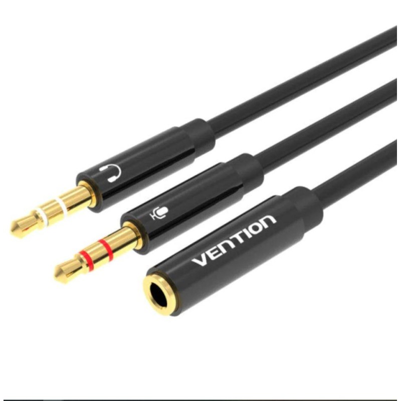 6922794738959CABLE AUDIO 2X3.5MM TO 3.5MM/0.3M BBTBY VENTION