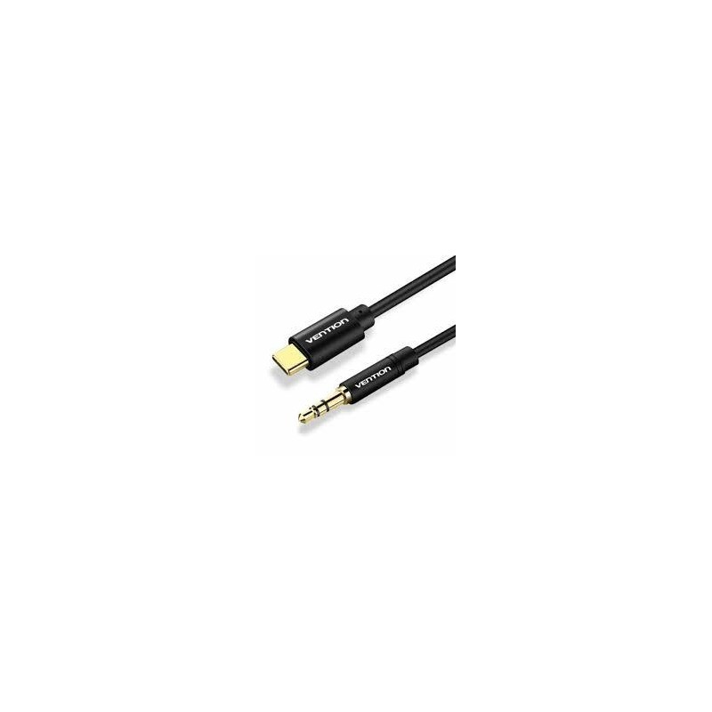 6922794734678CABLE AUDIO 3.5MM TO USB-C/1.5M BLACK BGABG VENTION