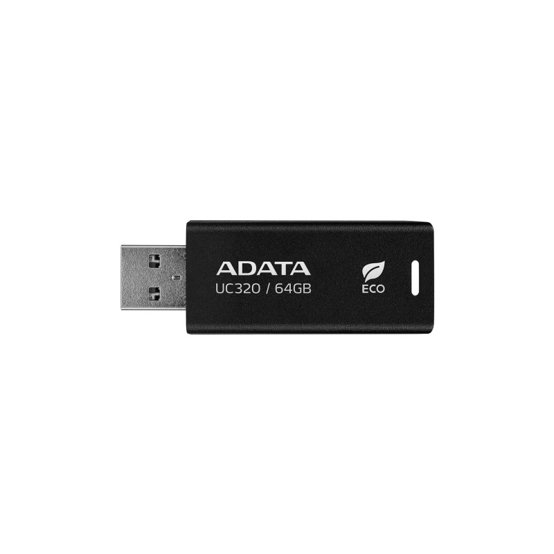 4711085949295MEMORY DRIVE FLASH USB3.2 64GB/BLACK UC320-64G-RBK/BK ADATA