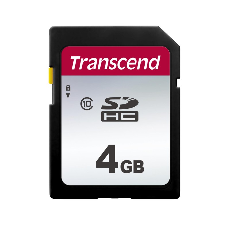 760557842767MEMORY SDHC 4GB C10/TS4GSDC300S TRANSCEND