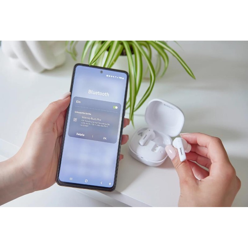 4034303034598HEADSET BUDS PRO T500HAE/WHITE 3720502 INTENSO