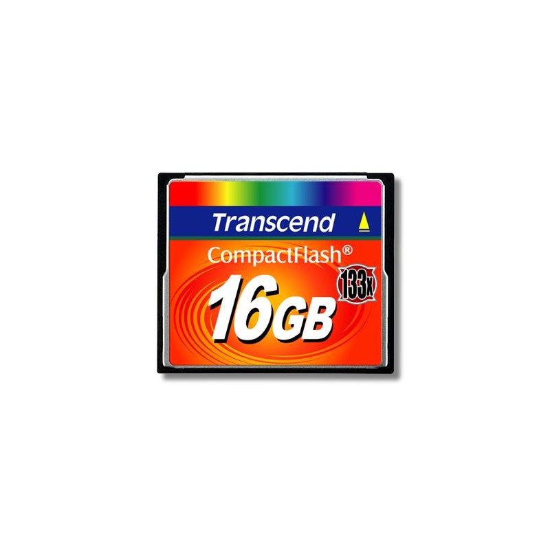 760557810339MEMORY COMPACT FLASH 16GB/133X TS16GCF133 TRANSCEND