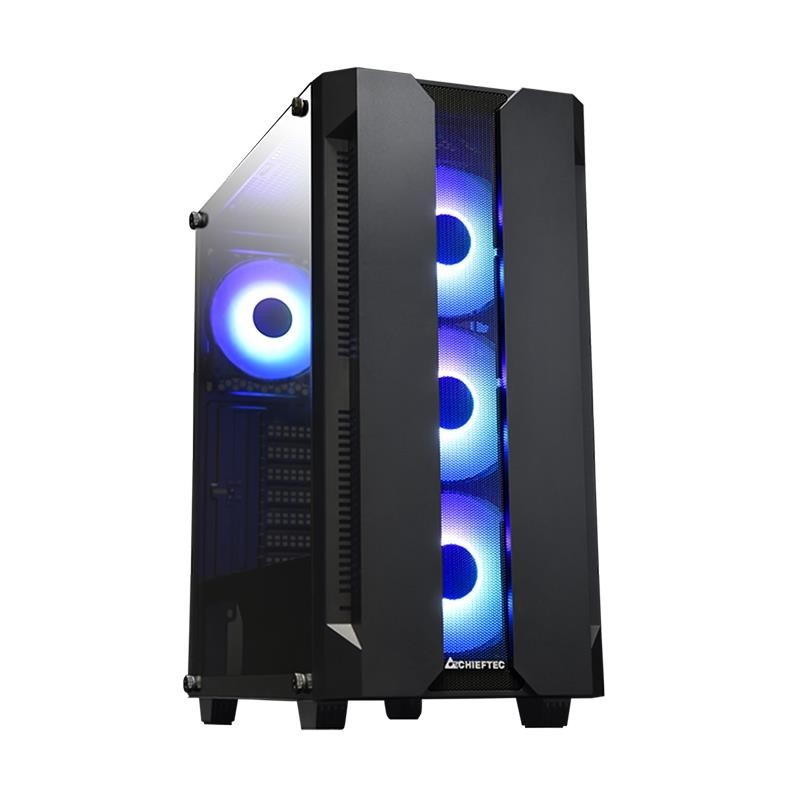 753263077226Case|CHIEFTEC|HUNTER|MidiTower|Not included|ATX|MiniITX|Colour Black|GS-01B-OP